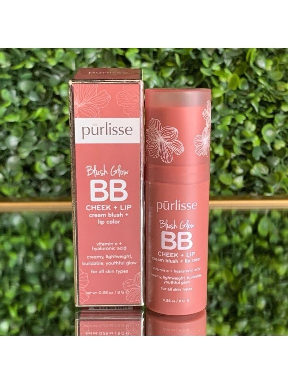Purlisse NUDE SUGAR Blush Glow BB Cheek + Lip | NEW | BNIB